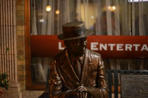 St. Charles - Brassman on bench © Bobbi Rose Photography