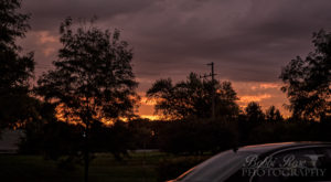 Cambridge Lakes Pingree Grove weather - Bobbi Rose Photography - Sunrise during storm