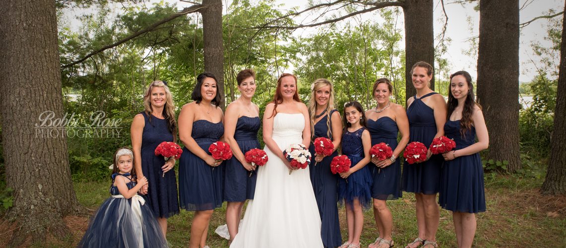 Here come the girls!  Wedding photography goals!